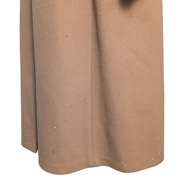 Tempo Europe London Fog 100% Wool Upcycled with 500 Austrian Crystals Coat - M/L - Picture 10 of 15